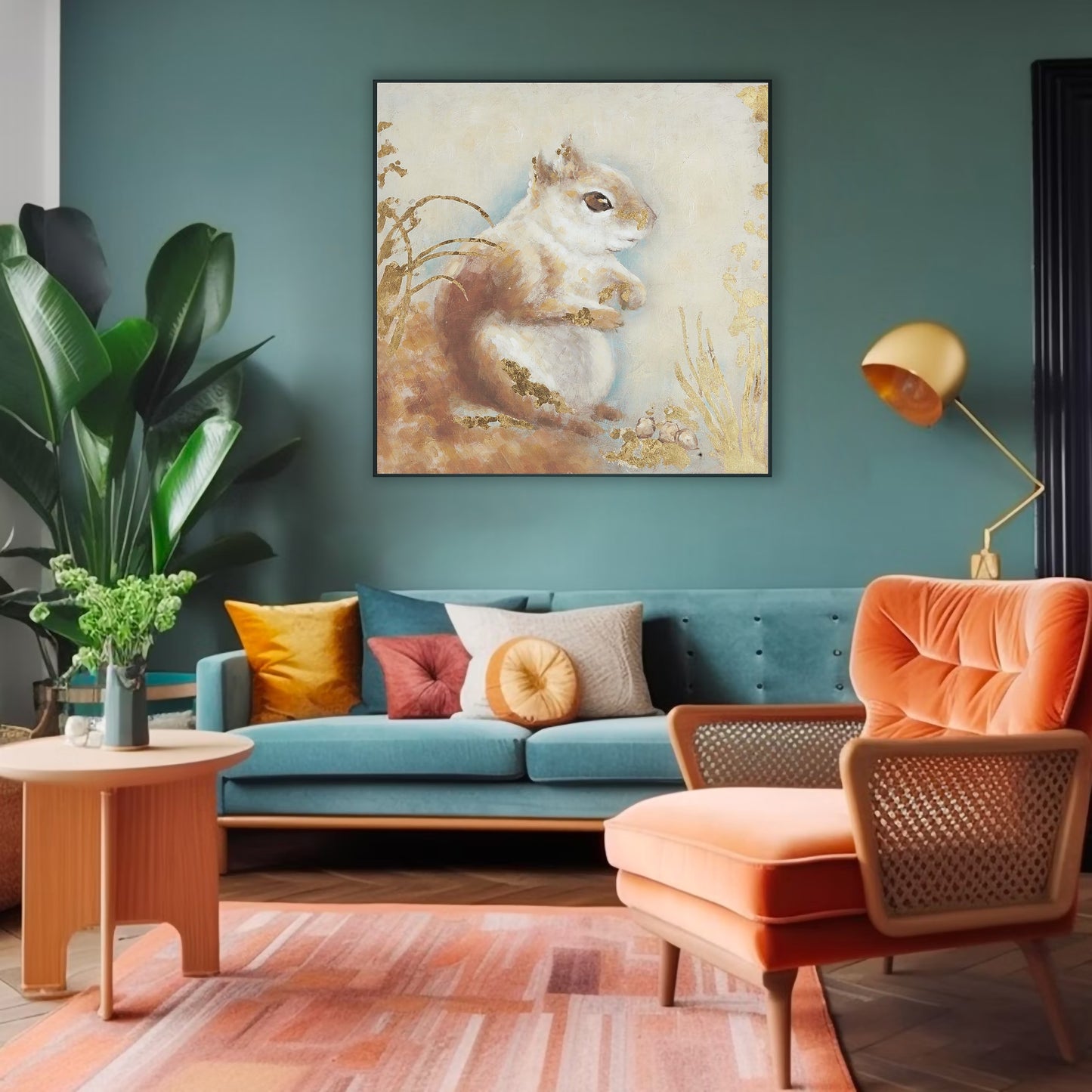 Animal Art Painting Squirrel