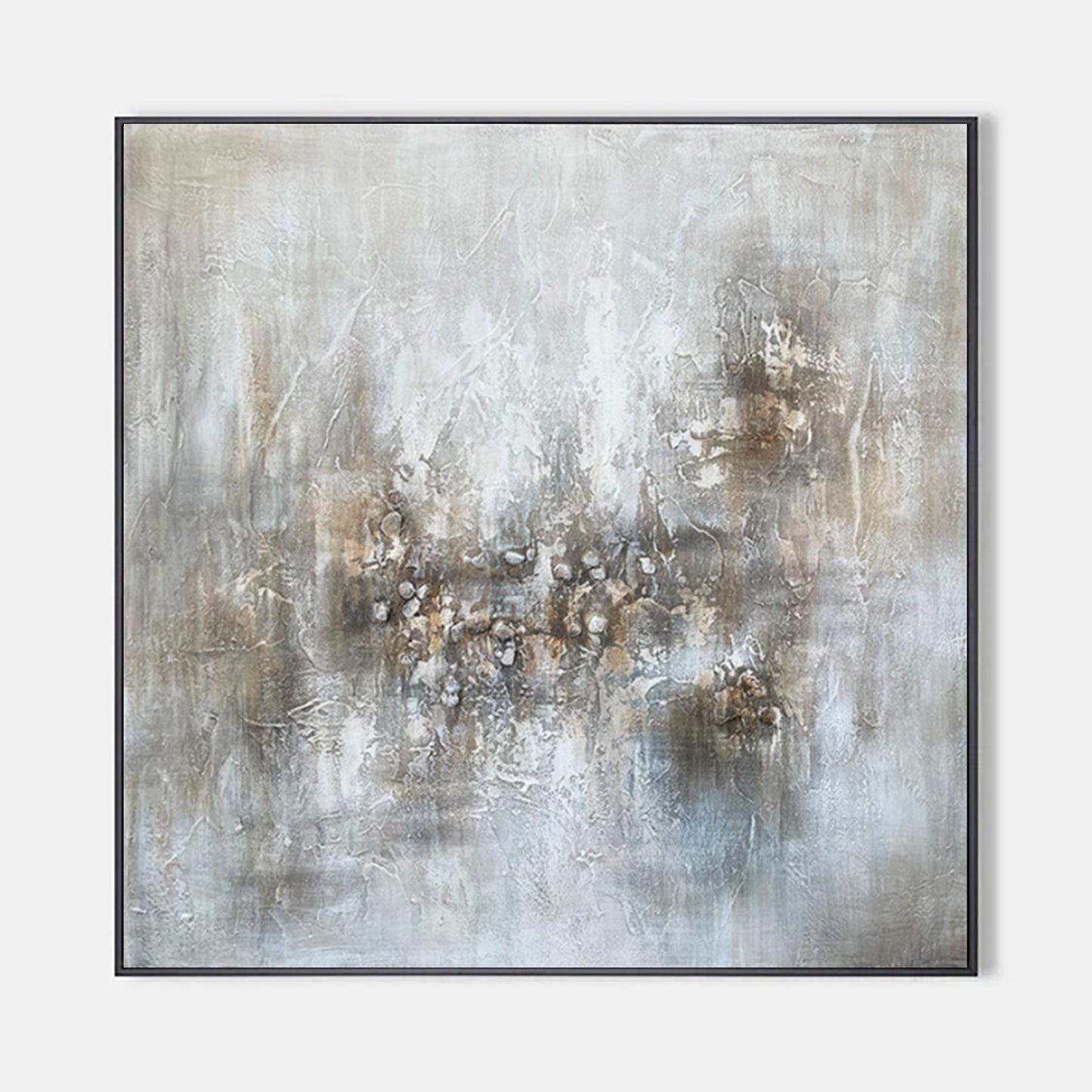 Abstract Art Painting Grey