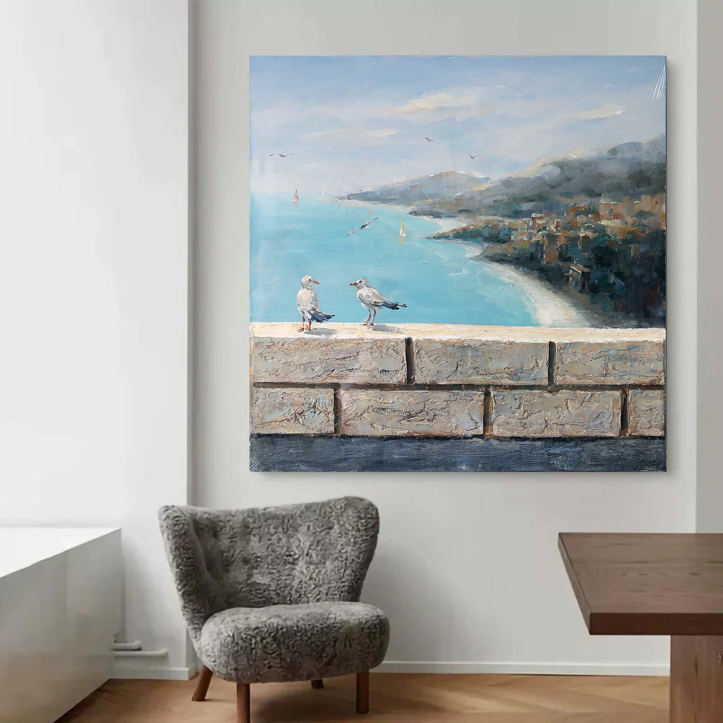 Coastal Landscape Art Painting