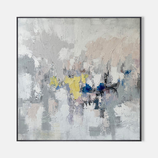 Abstract Art Painting Yellow